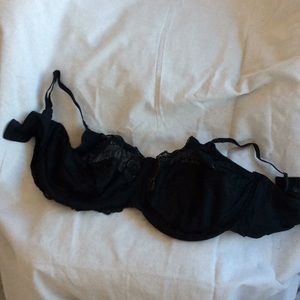 Panache black lace bra
